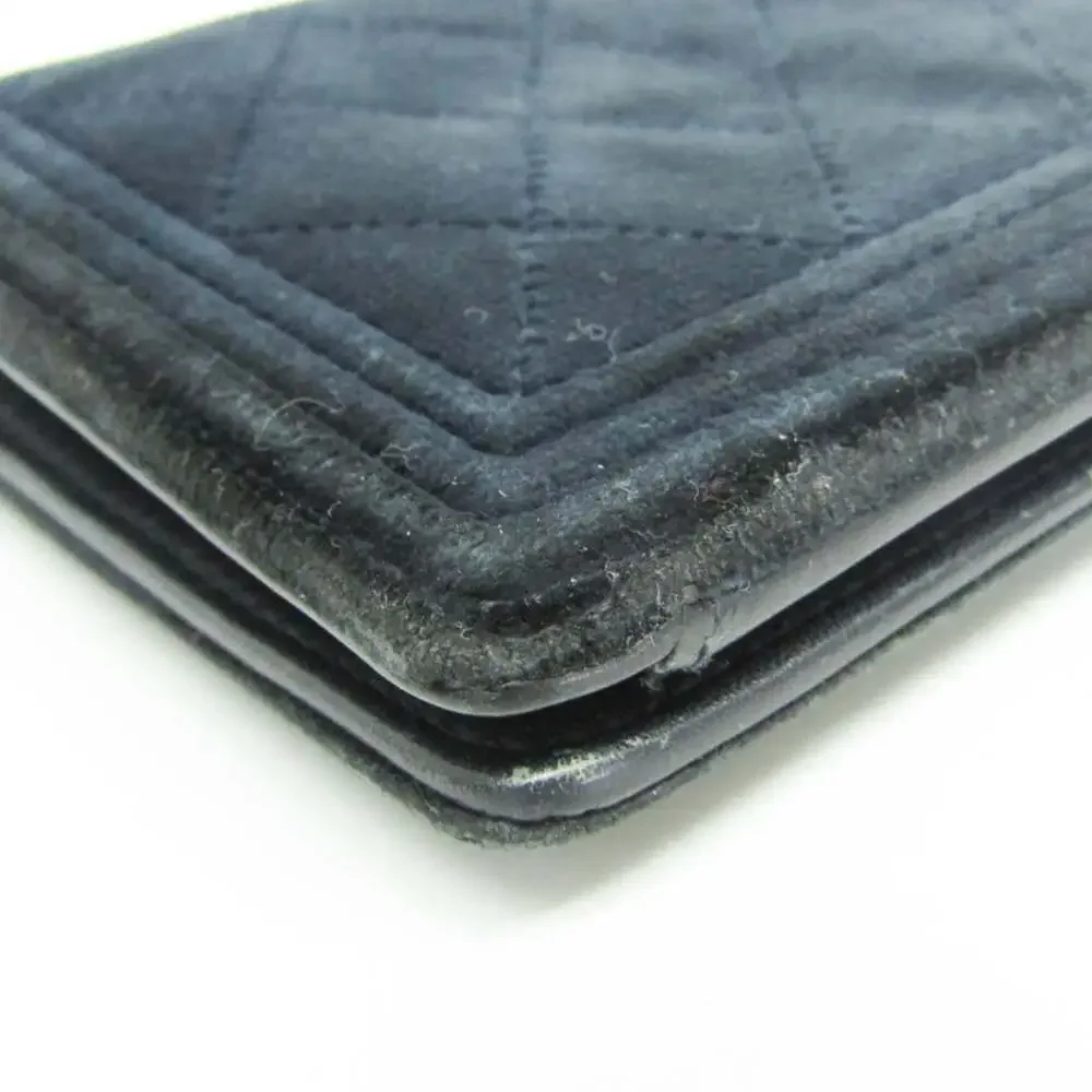 CHANEL Blue Wallet